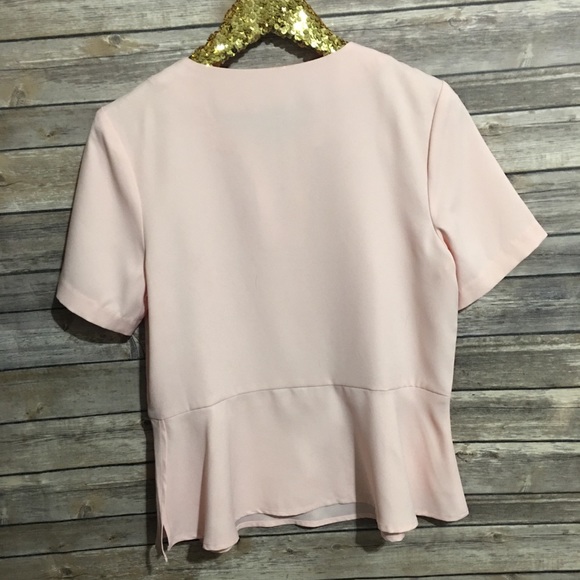 Banana Republic Pink Peplum Side Split Short - Picture 2 of 4